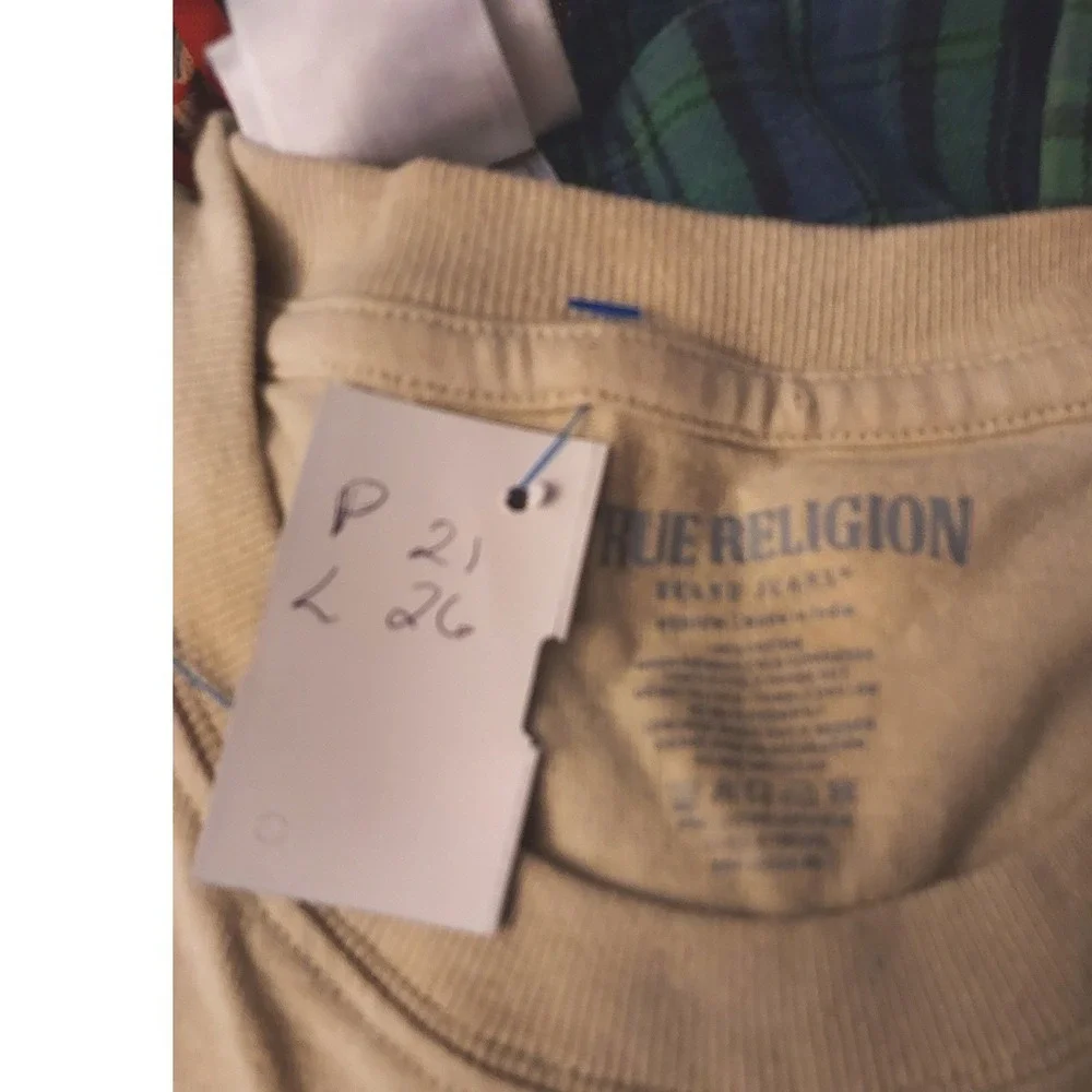 True Religion Horseshoe T Shirt Medium Cotton Crew Neck‎ Short Sleeve